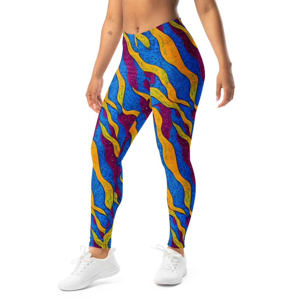 Luminous Snare on Leggings — Left Front