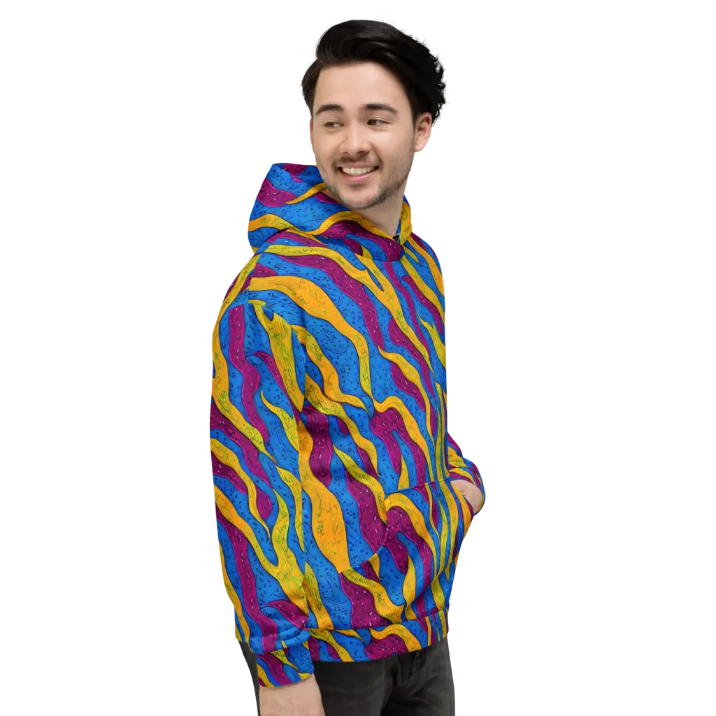 Luminous Snare on Hoodie — Right