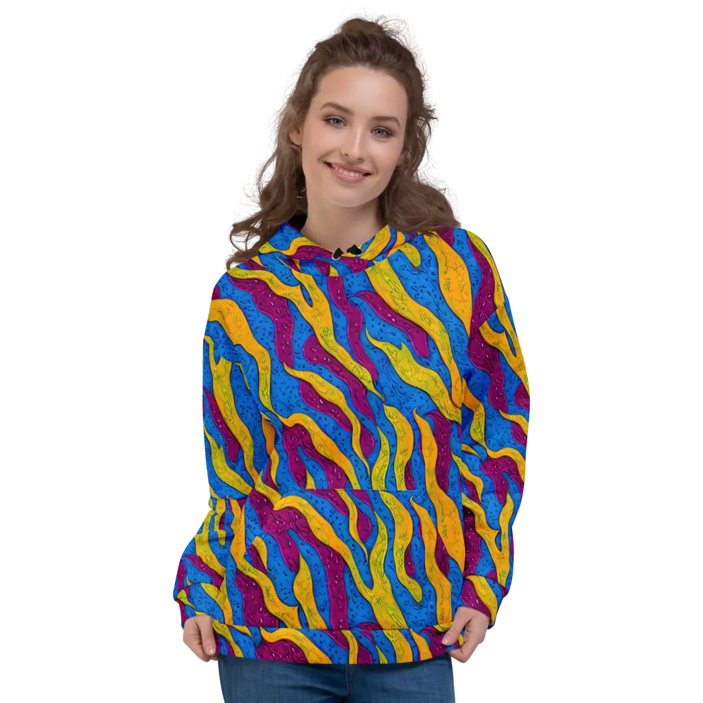 Luminous Snare on Hoodie — Front