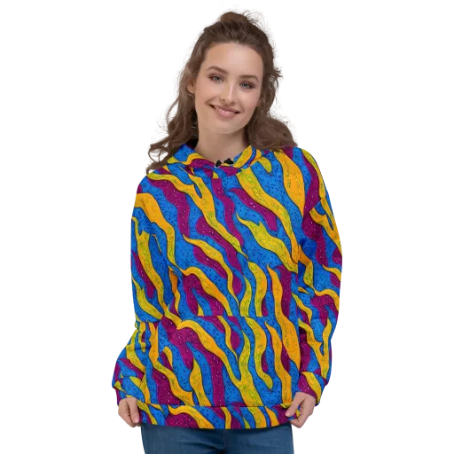 Luminous Snare on a Hoodie