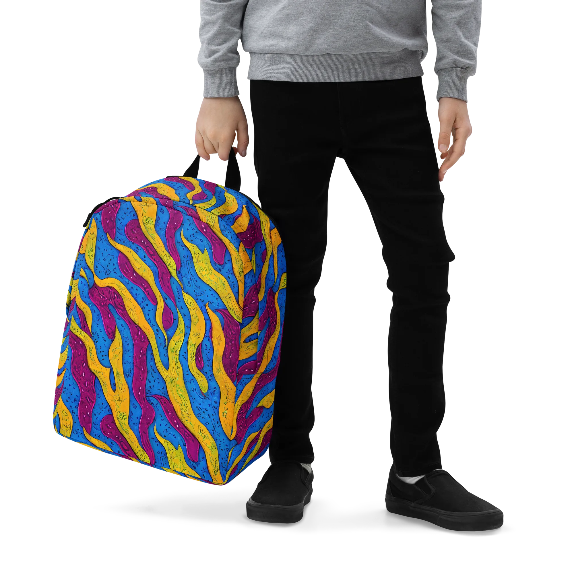 Luminous Snare on Minimalist Backpack — Zoomed-in