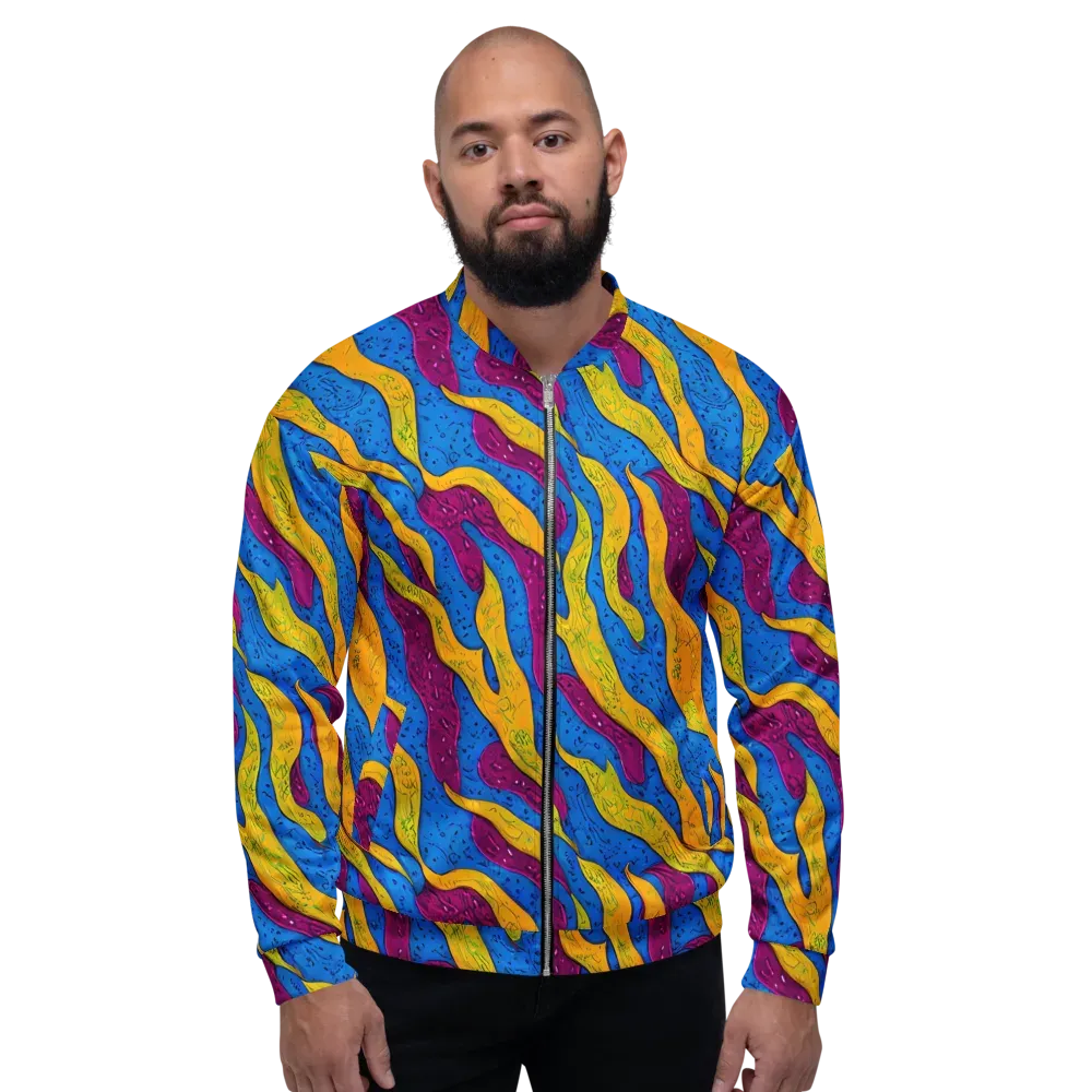 Luminous Snare on Bomber Jacket — Front