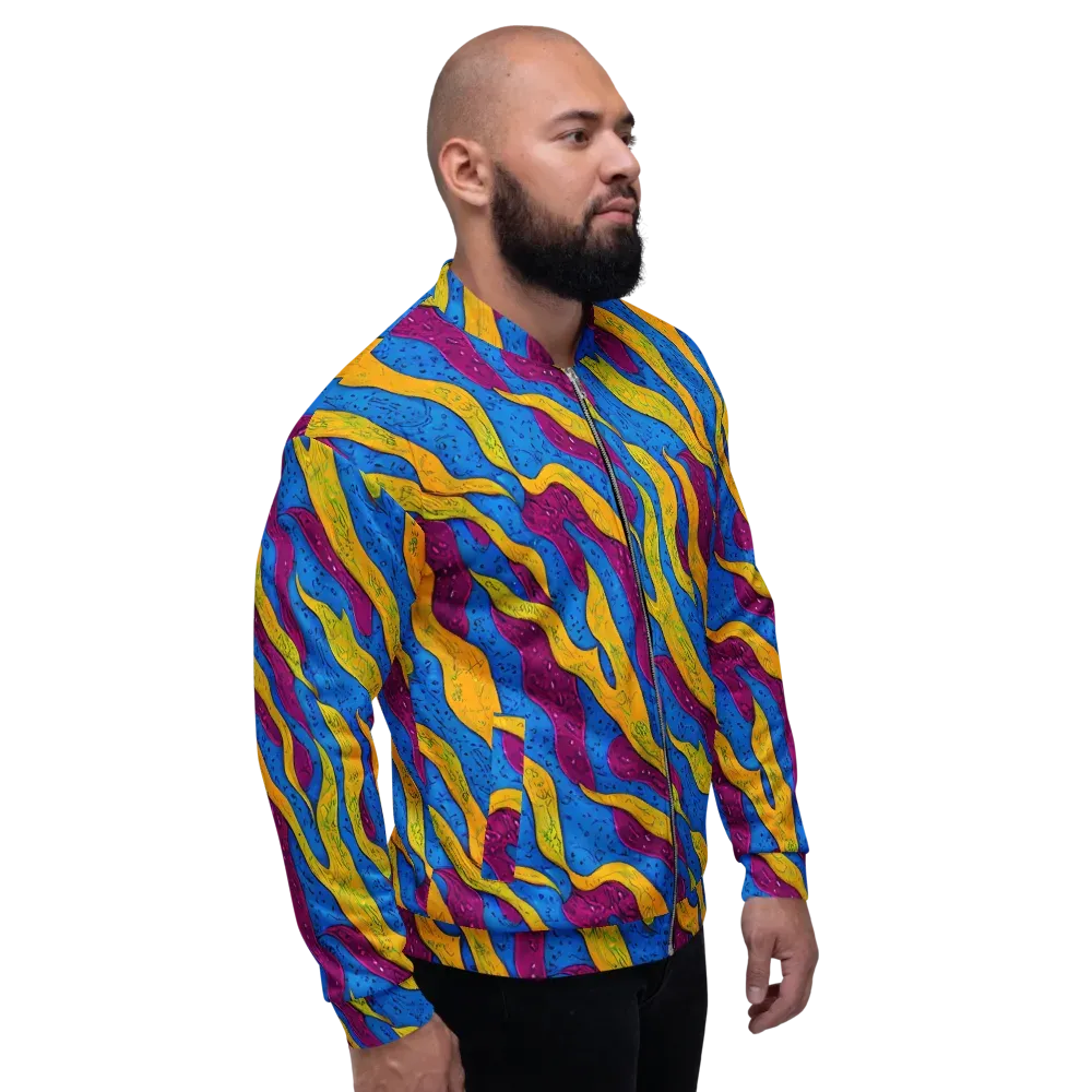 Luminous Snare on Bomber Jacket — Right