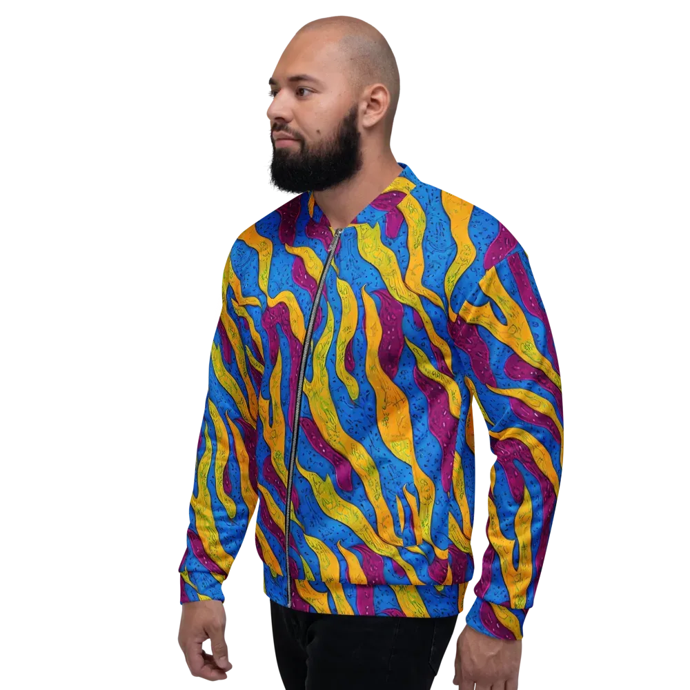 Luminous Snare on Bomber Jacket — Left