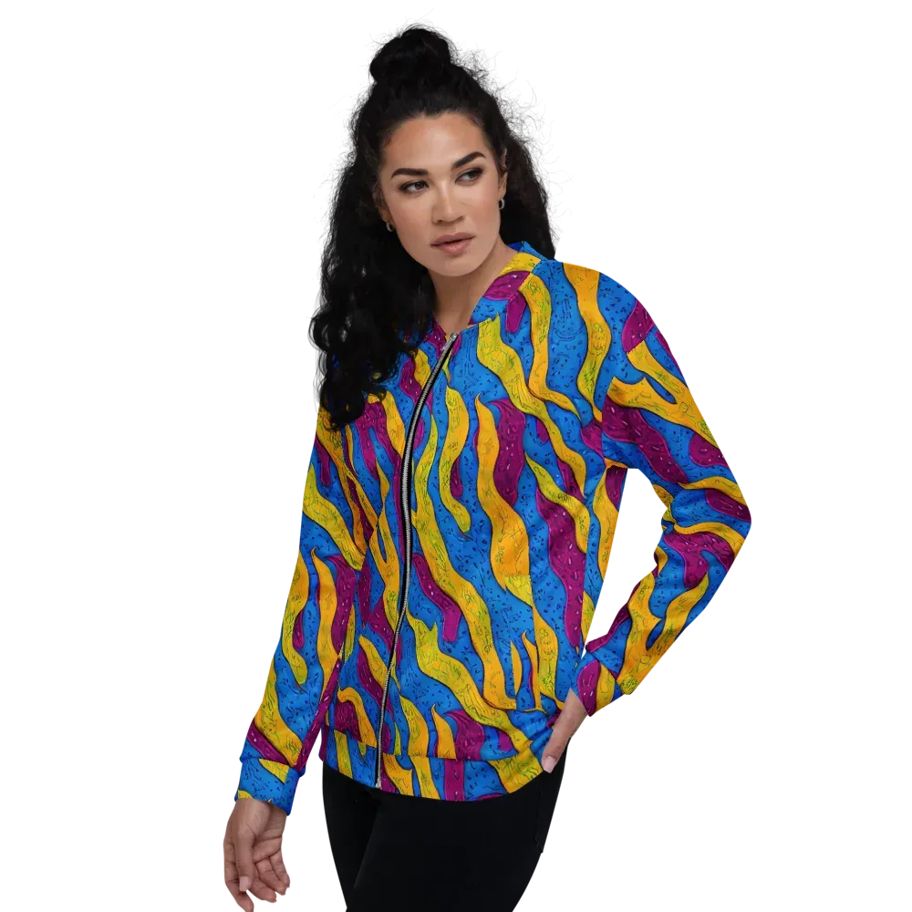 Luminous Snare on Bomber Jacket — Left