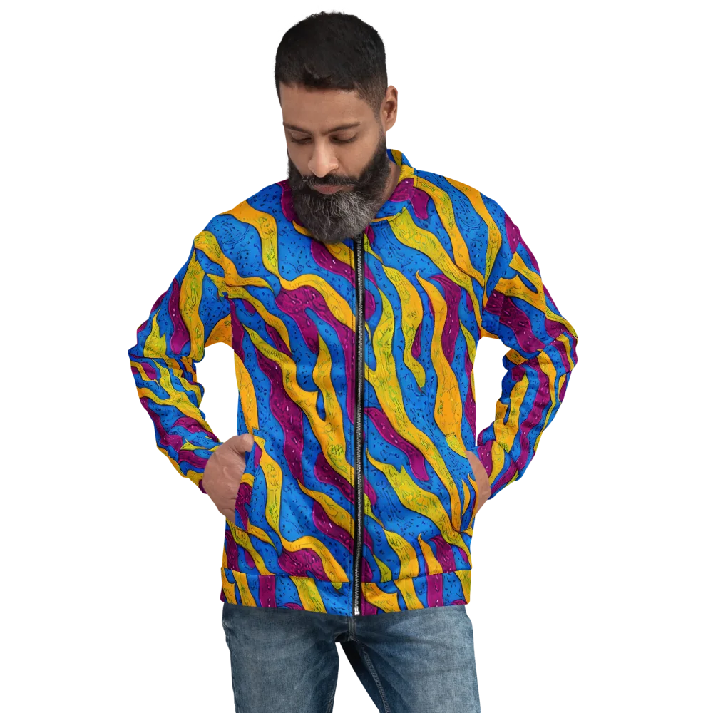 Luminous Snare on Bomber Jacket — Front