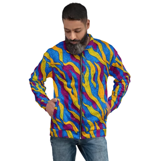 Luminous Snare on a Bomber Jacket