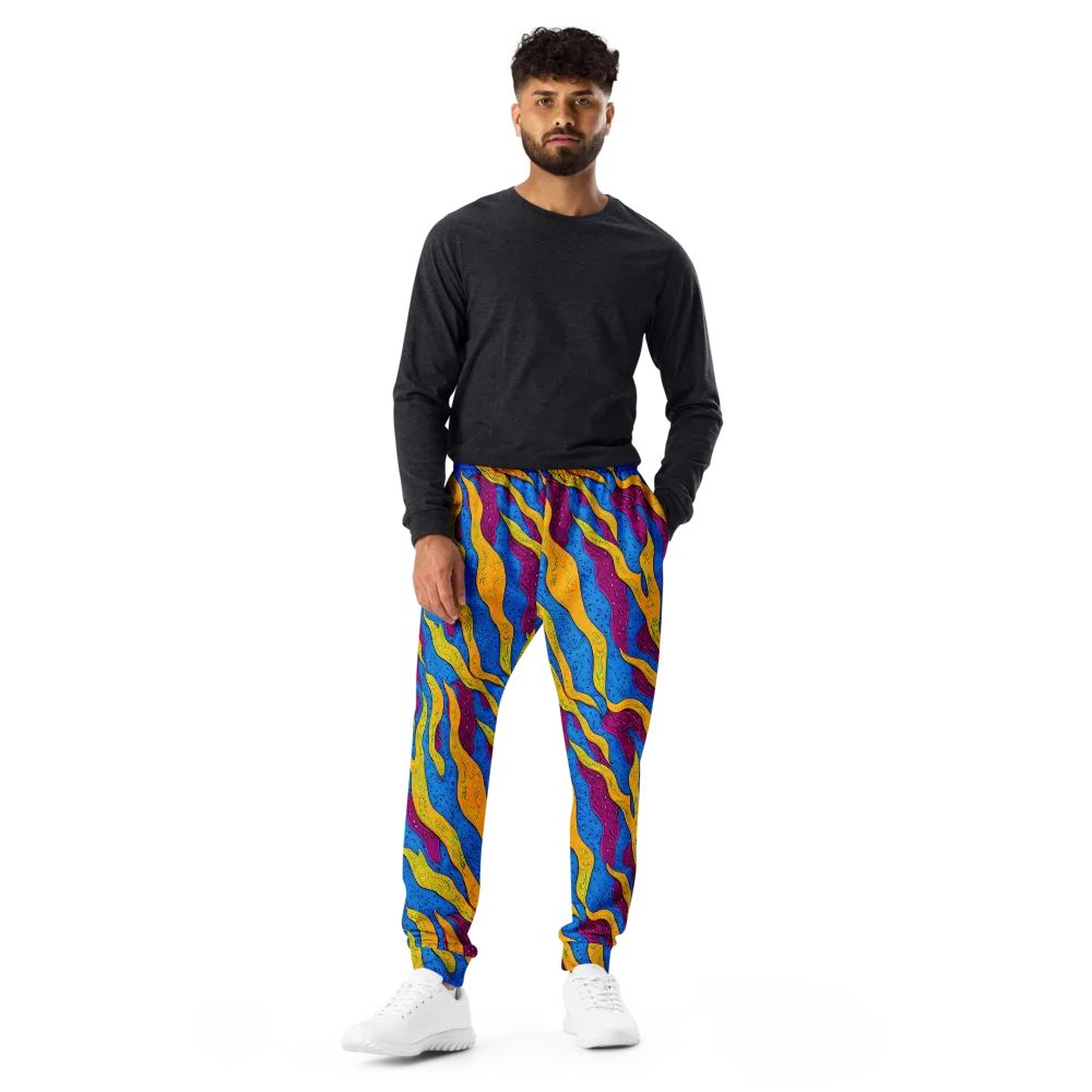 Luminous Snare on Men's Joggers — Front
