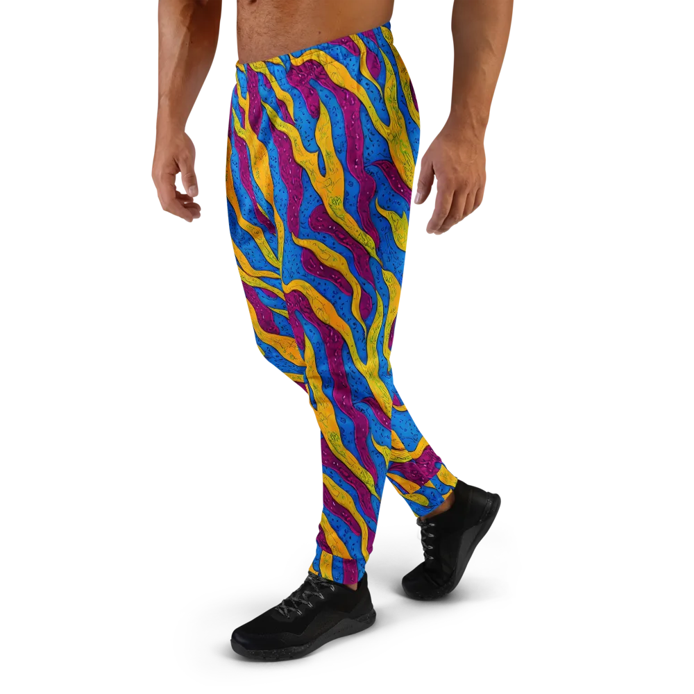 Luminous Snare on Men's Joggers — Left