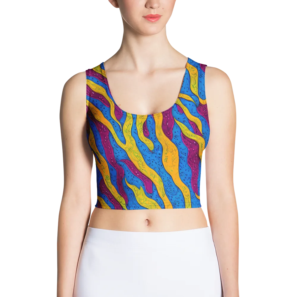 Luminous Snare on Crop Top — Front