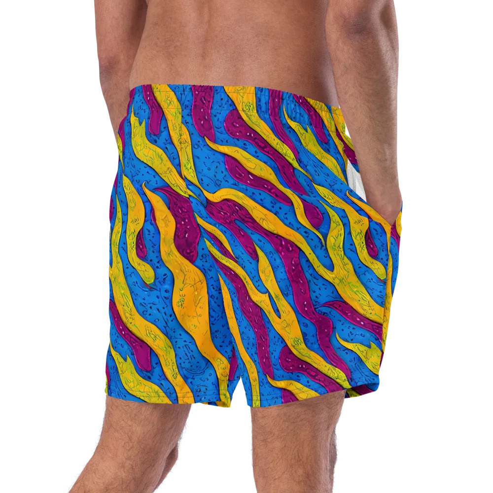 Luminous Snare on Swim Trunks — Right Back