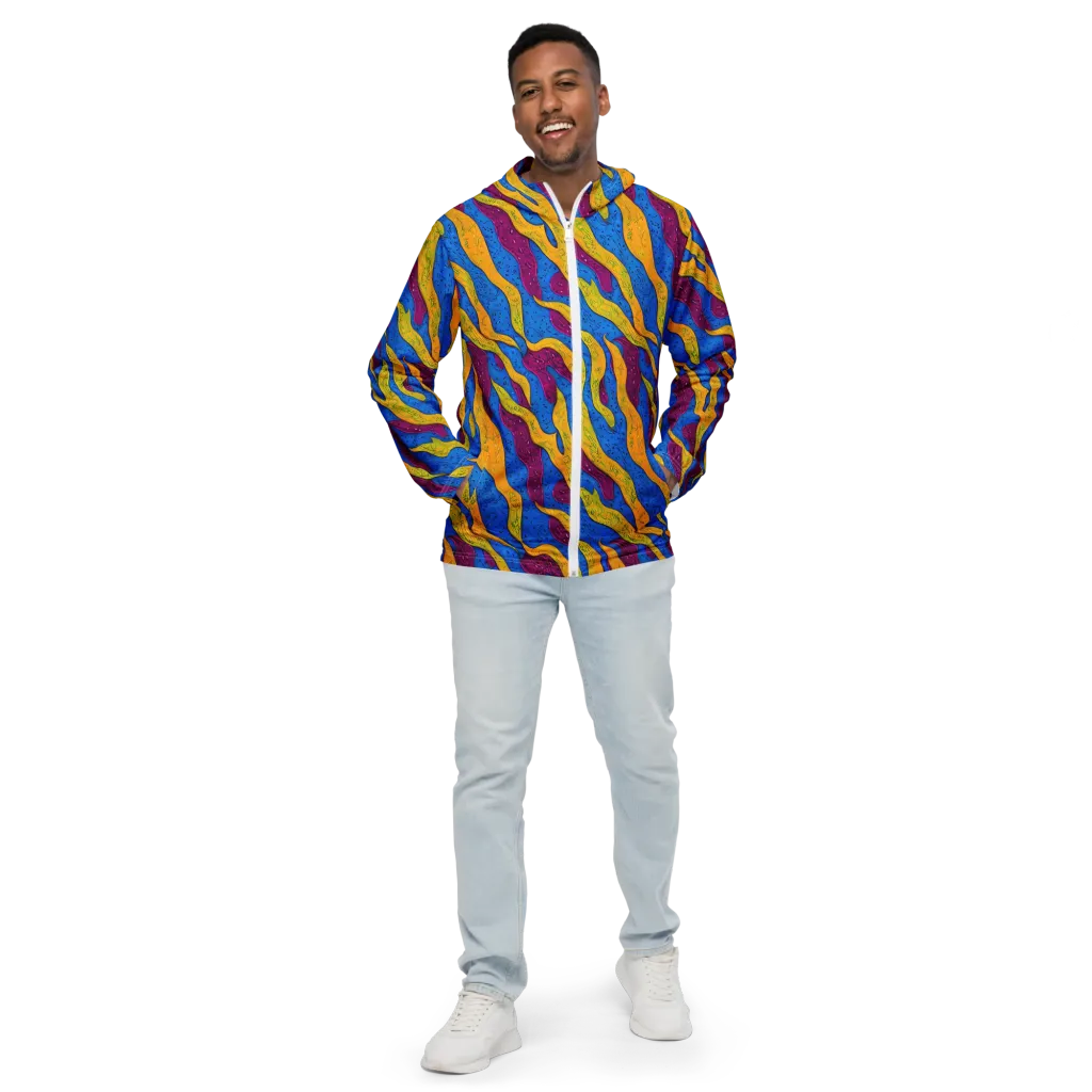 Luminous Snare on Men's Windbreaker — Front