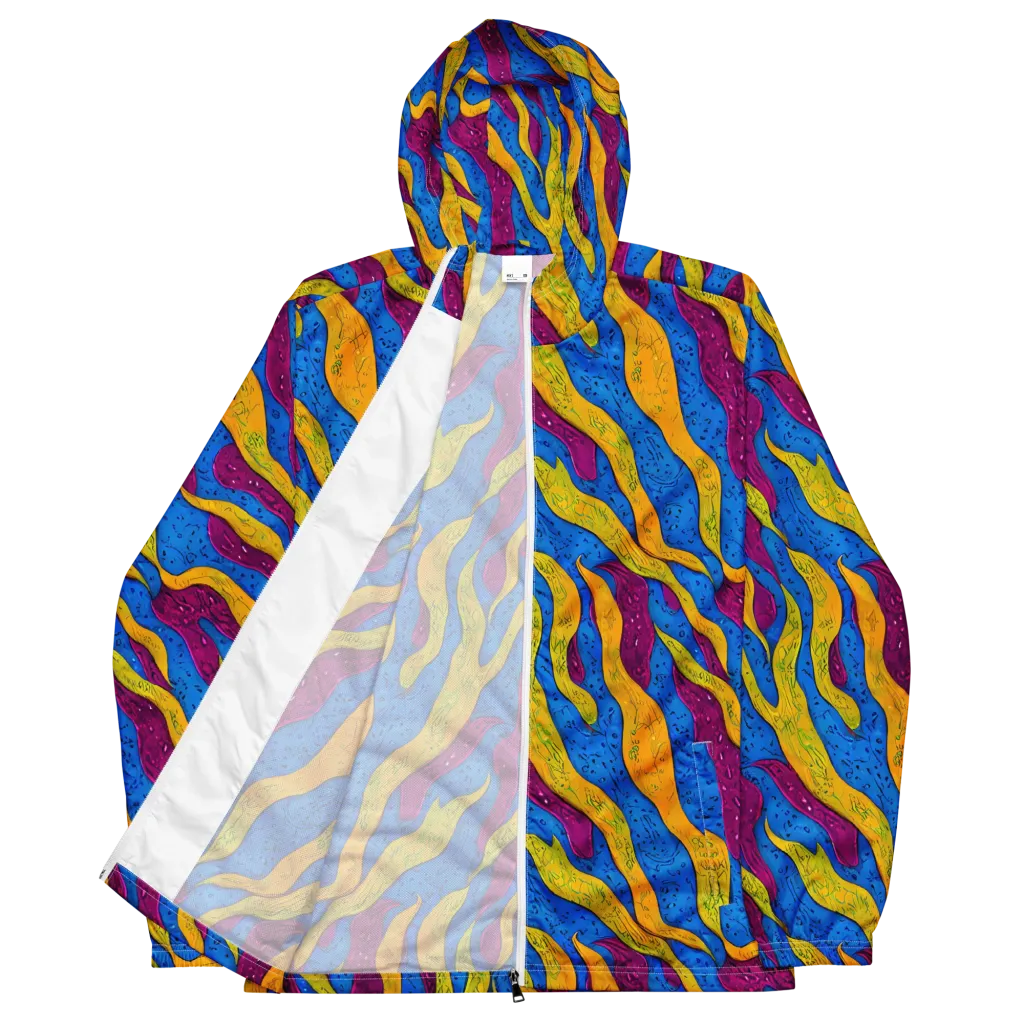Luminous Snare on Men's Windbreaker — Front