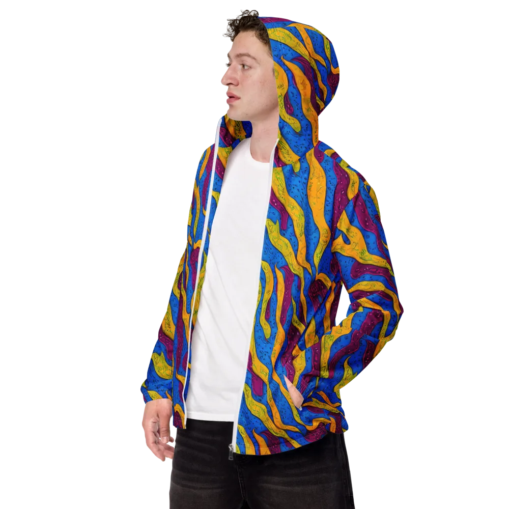 Luminous Snare on Men's Windbreaker — Left Front