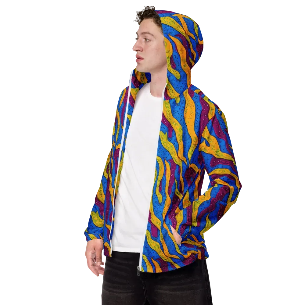 Luminous Snare on Men's Windbreaker — Left Front