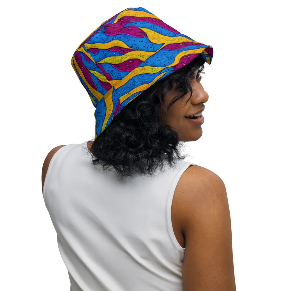 Luminous Snare on Reversible Bucket Hat — Right Outside