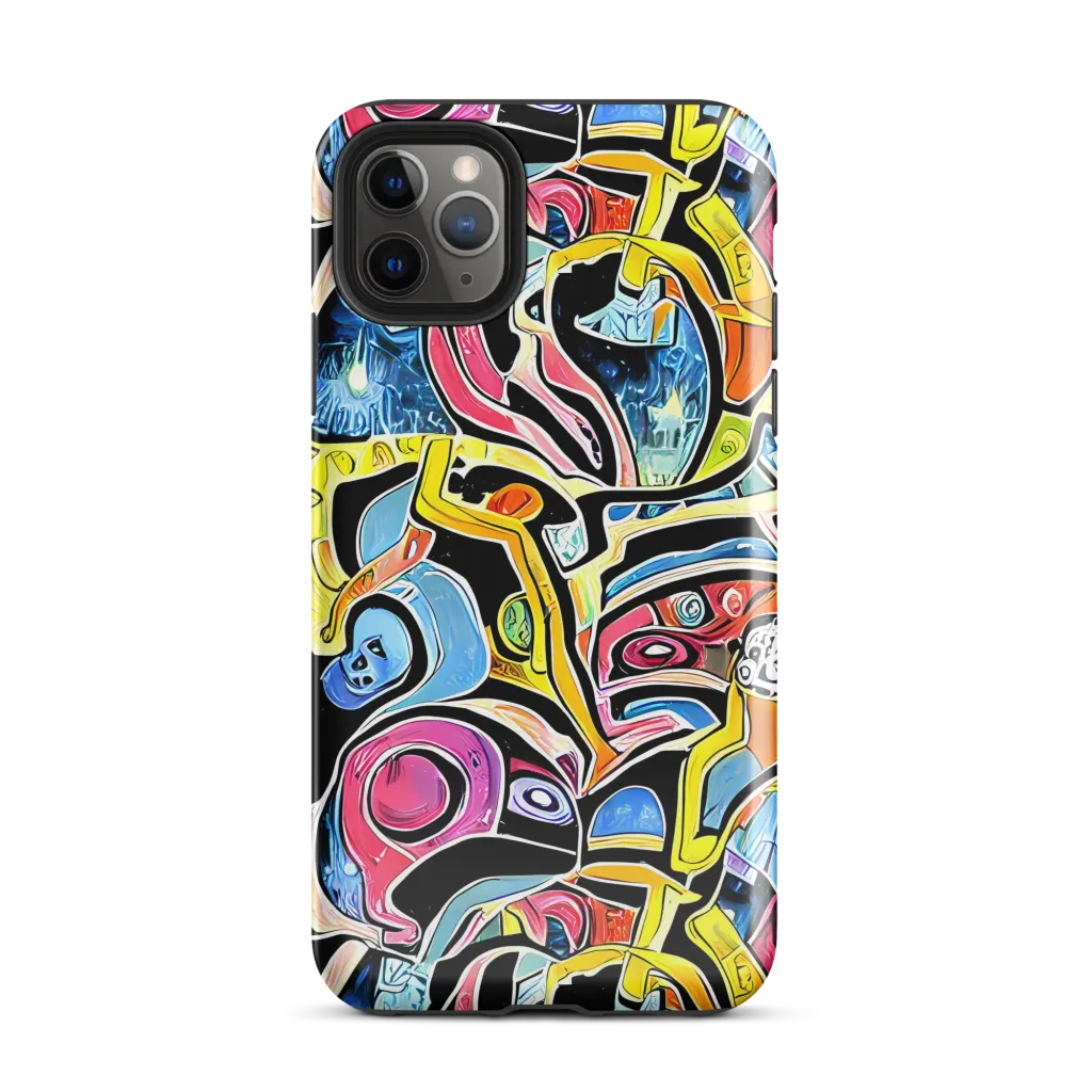 Blacklight Carnival on Tough Case for iPhone® — Front