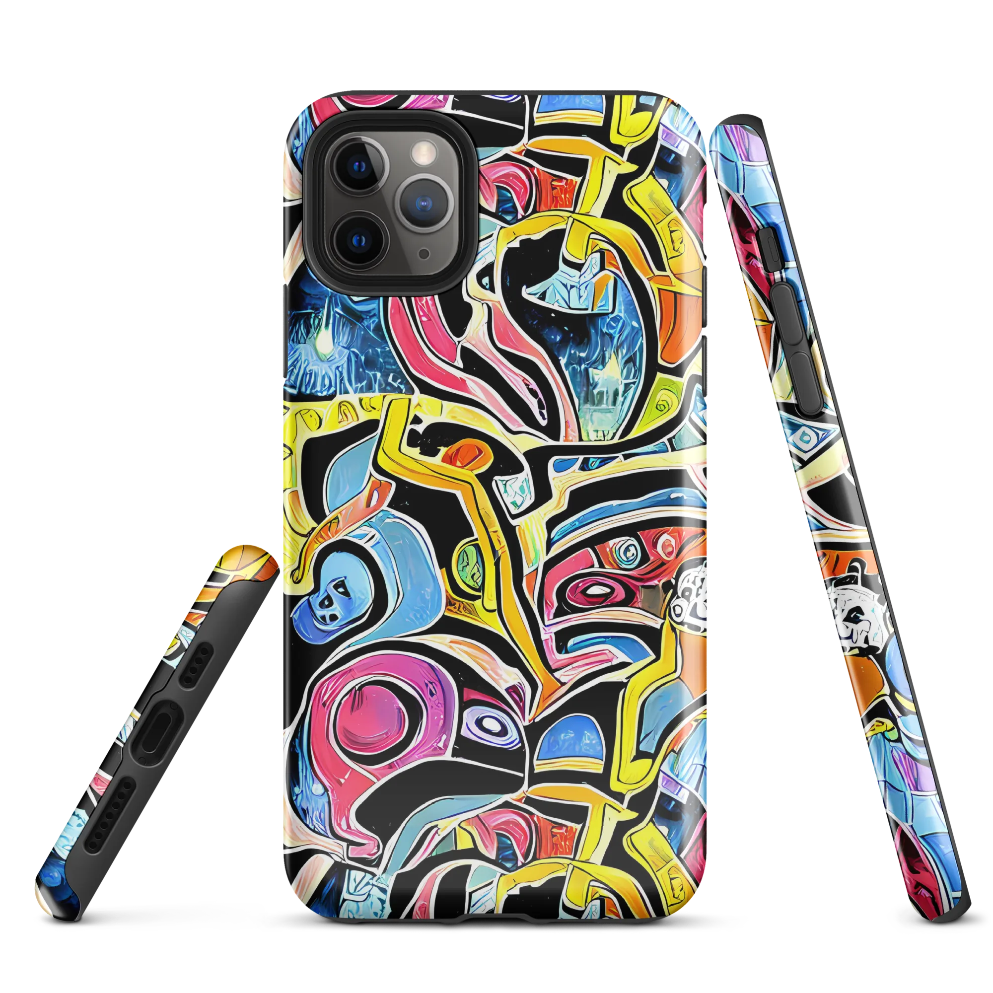 Blacklight Carnival on Tough Case for iPhone® — Front
