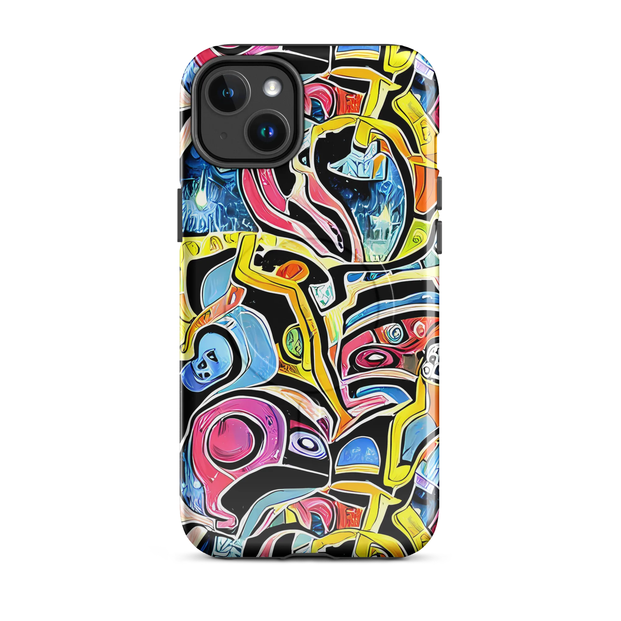 Blacklight Carnival on MagSafe Tough Case for iPhone® — Front