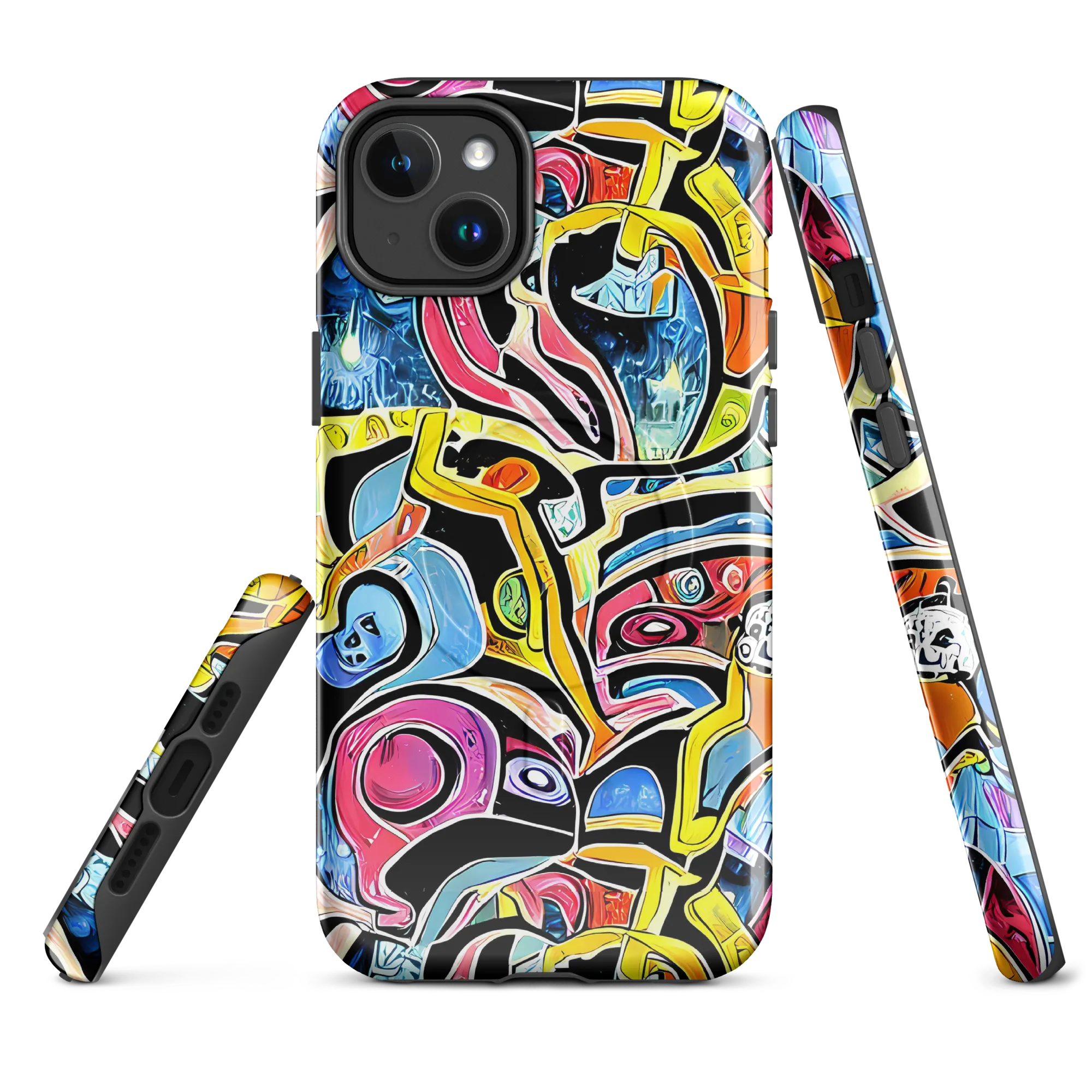 Blacklight Carnival on MagSafe Tough Case for iPhone® — Front