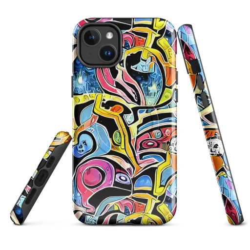 Blacklight Carnival on a MagSafe Tough Case for iPhone®