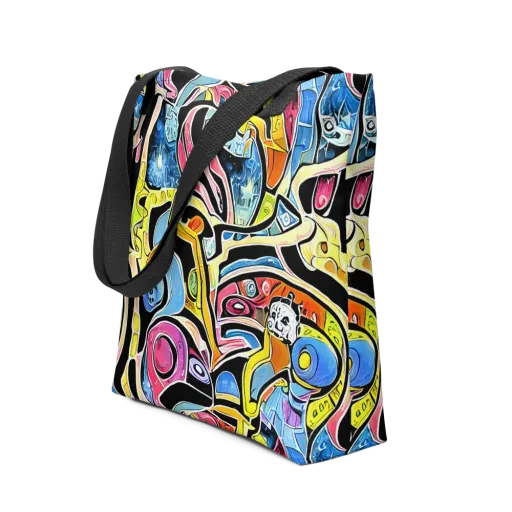 Blacklight Carnival on a Tote Bag