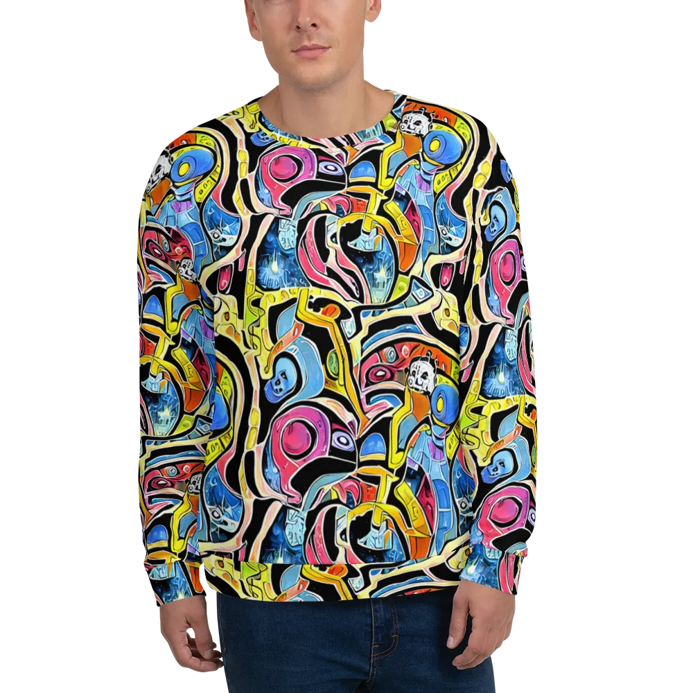 Blacklight Carnival on Sweatshirt — Front