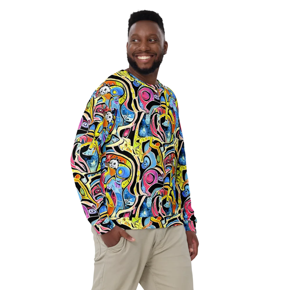 Blacklight Carnival on Sweatshirt — Front