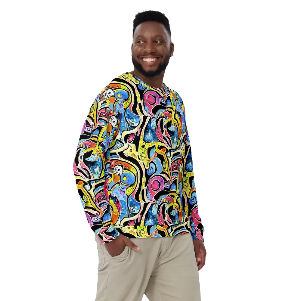 Blacklight Carnival on Sweatshirt — Front