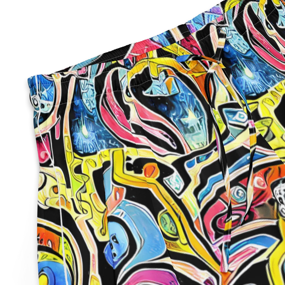 Blacklight Carnival on Women's Pajama Shorts — Product details