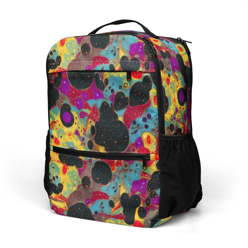 Black Hole Bonbons on Utility Backpack — Left Front