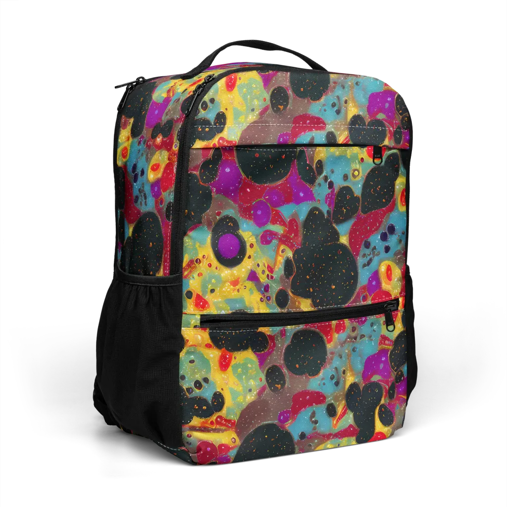 Black Hole Bonbons on Utility Backpack — Right Front