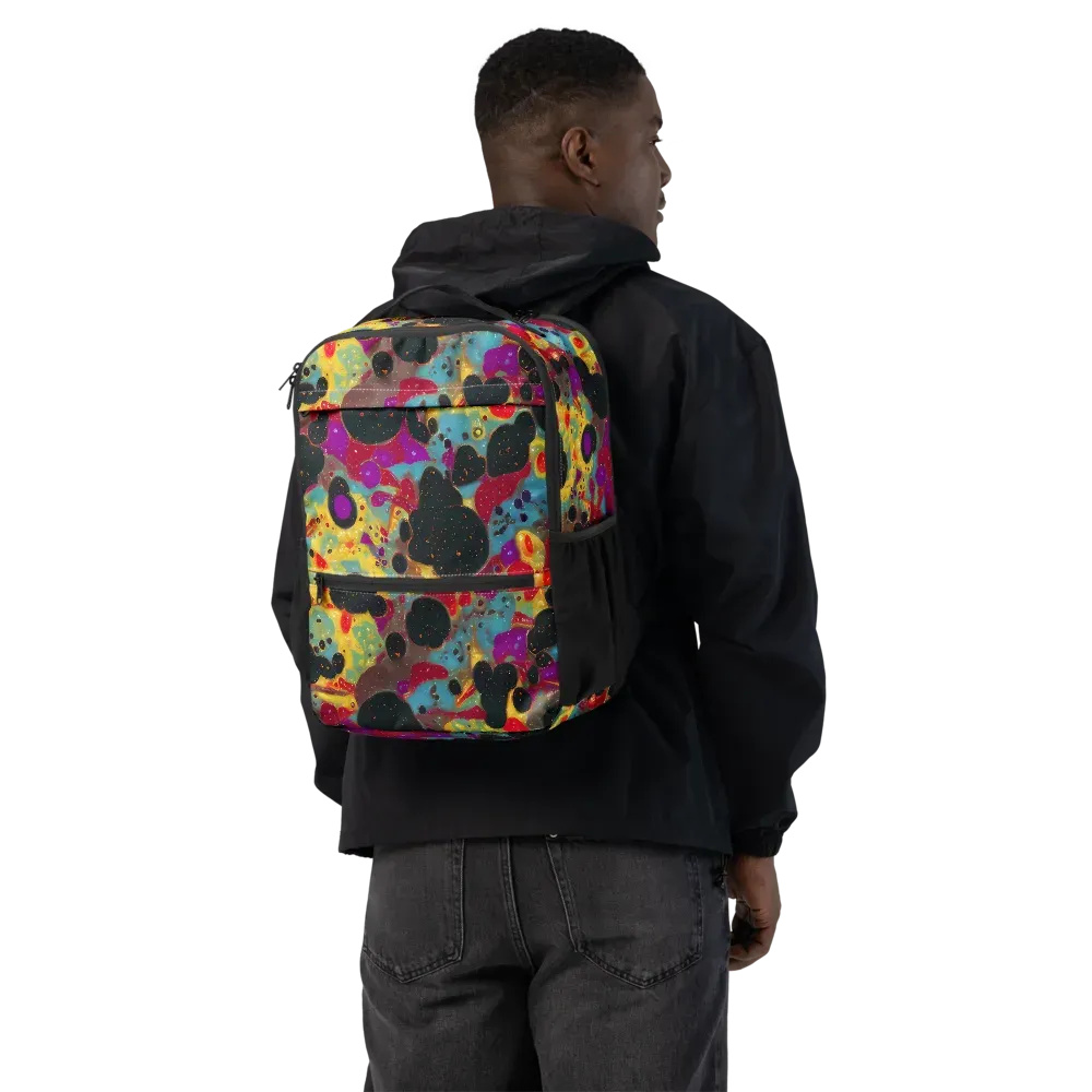 Black Hole Bonbons on Utility Backpack — Back