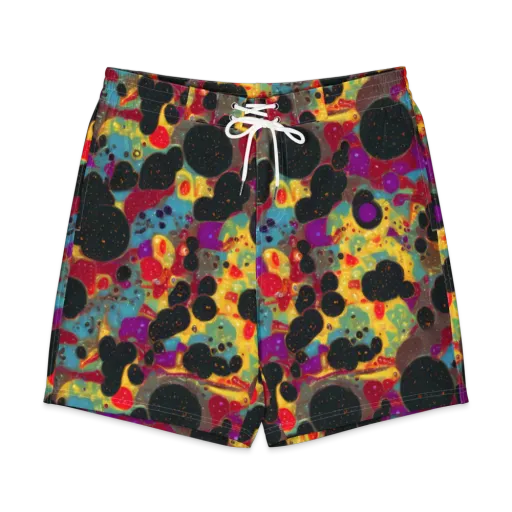 Black Hole Bonbons on a Men's Board Shorts