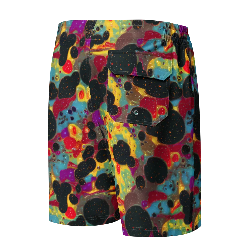 Black Hole Bonbons on Men's Board Shorts — Back
