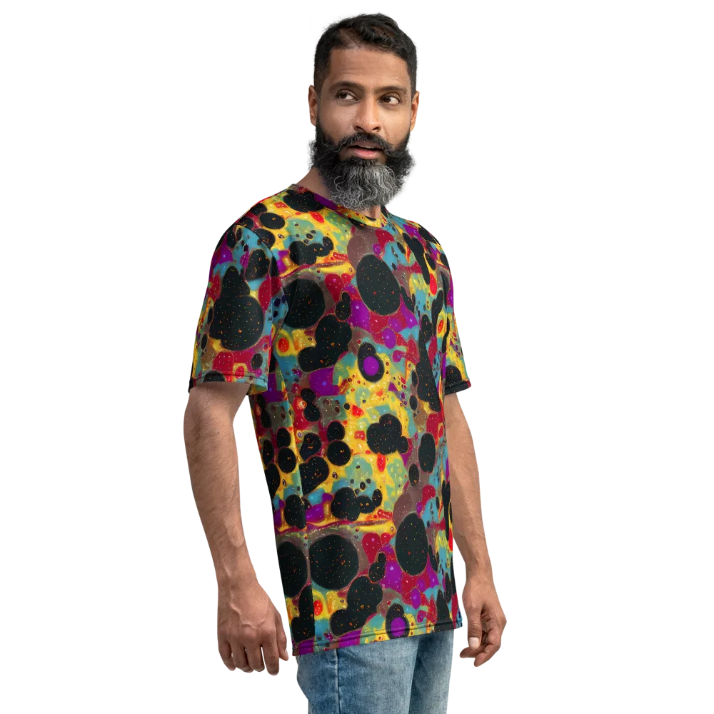 Black Hole Bonbons on Men's Crew Neck T-Shirt — Right