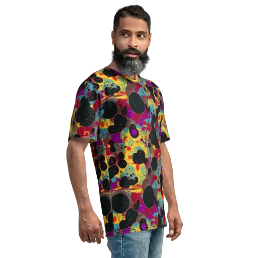 Black Hole Bonbons on a Men's Crew Neck T-Shirt
