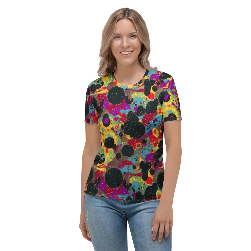 Black Hole Bonbons on Women's Crew Neck T-Shirt — Front