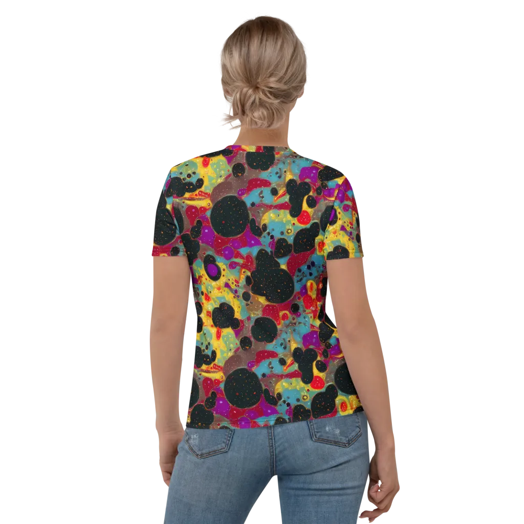 Black Hole Bonbons on Women's Crew Neck T-Shirt — Back
