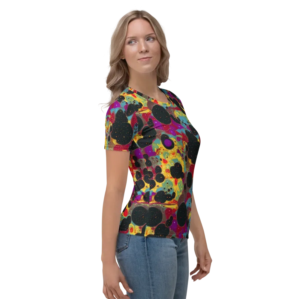 Black Hole Bonbons on Women's Crew Neck T-Shirt — Right