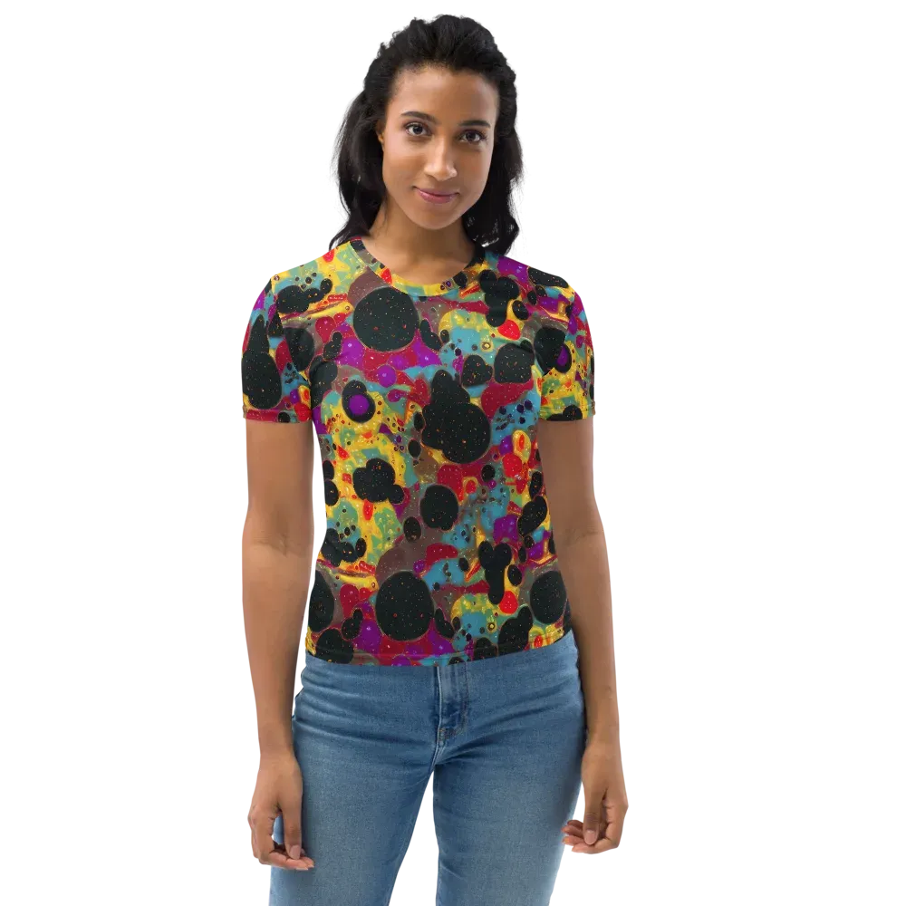 Black Hole Bonbons on Women's Crew Neck T-Shirt — Front