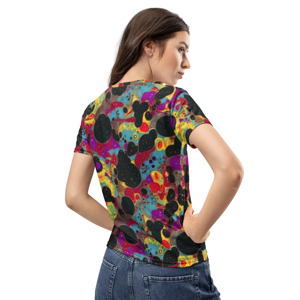 Black Hole Bonbons on Women's Crew Neck T-Shirt — Back