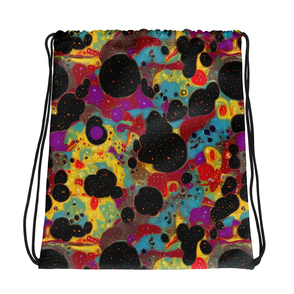 Black Hole Bonbons on Drawstring Bag — Photo