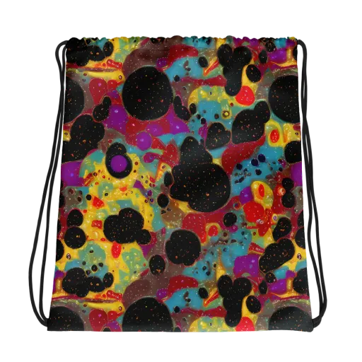 Black Hole Bonbons on a Drawstring Bag