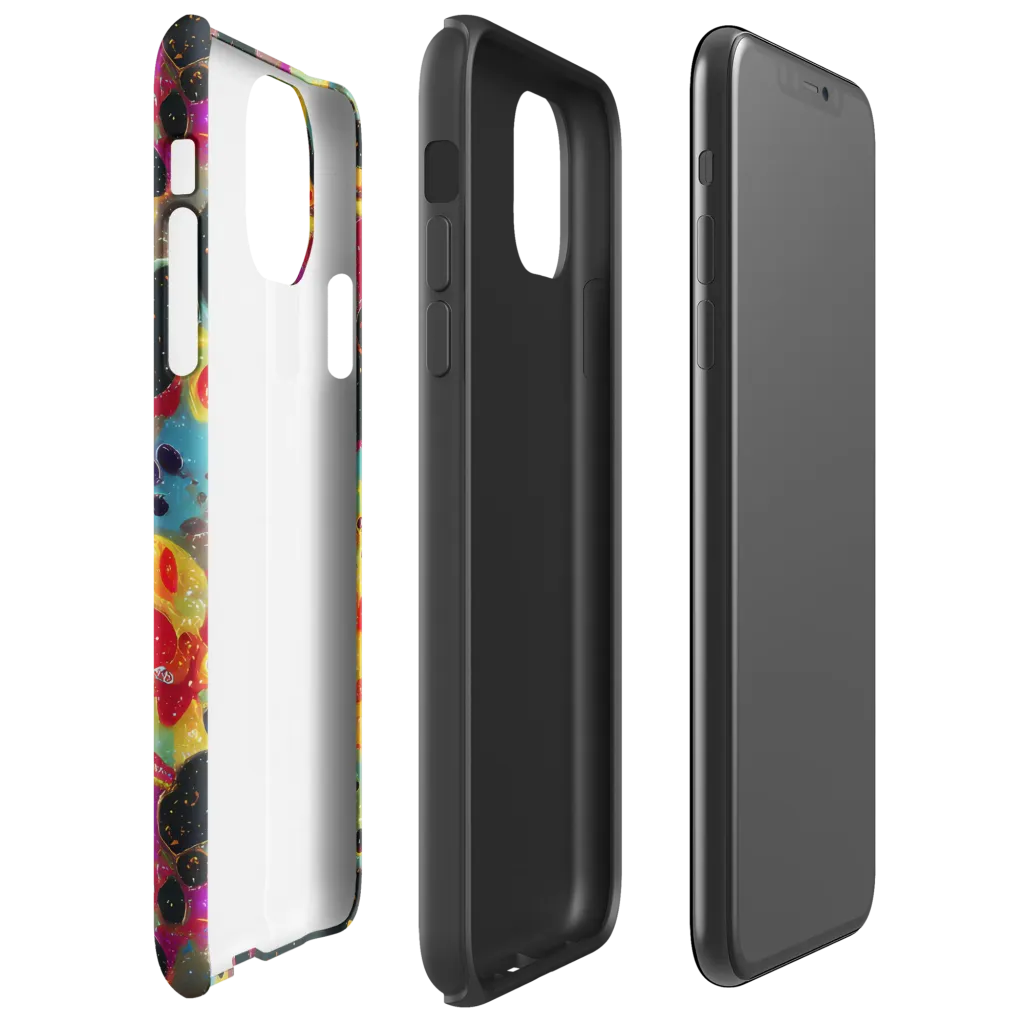 Black Hole Bonbons on Tough Case for iPhone® — Right