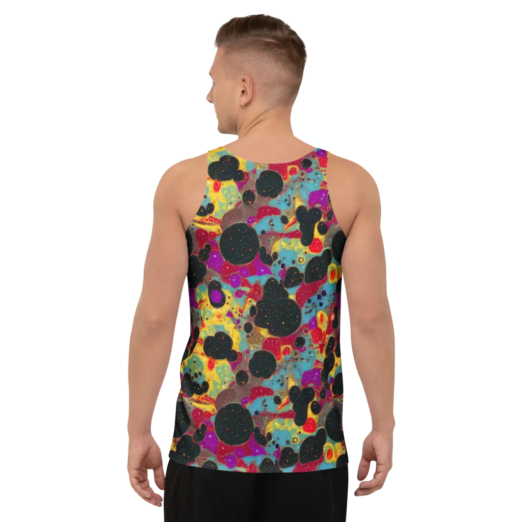 Black Hole Bonbons on Men's Tank Top — Back