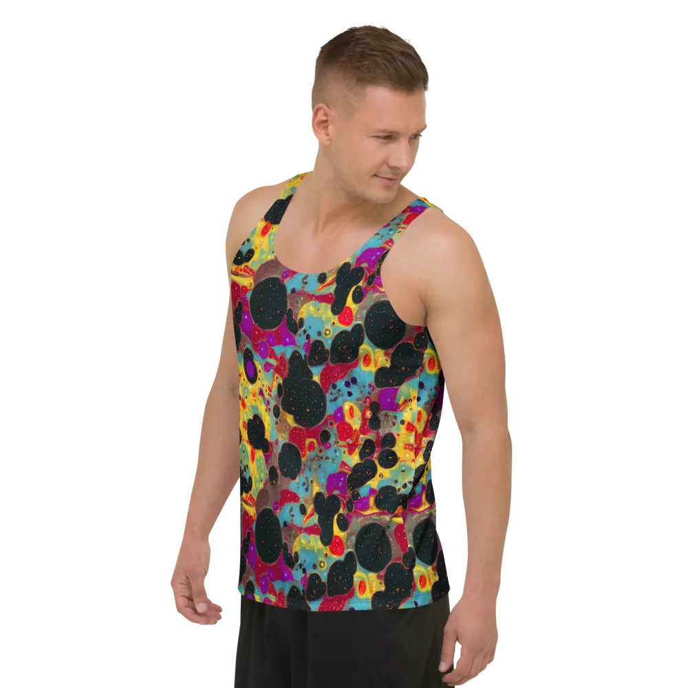 Black Hole Bonbons on Men's Tank Top — Left Front