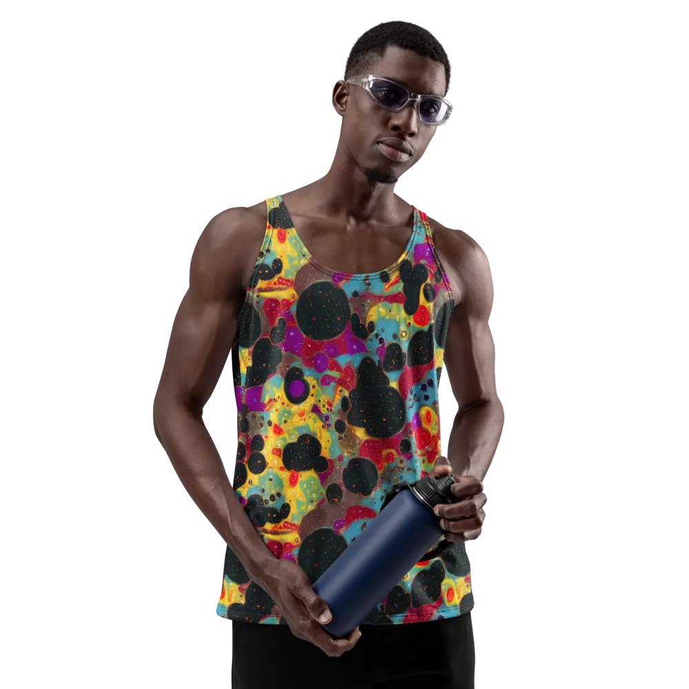 Black Hole Bonbons on Men's Tank Top — Front