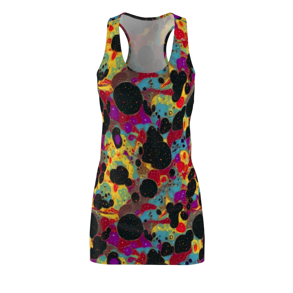Black Hole Bonbons on Racerback Dress — Front
