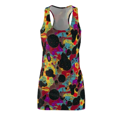 Black Hole Bonbons on a Racerback Dress